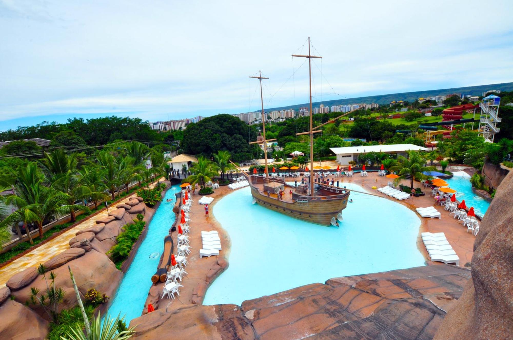Spazzio Diroma Com Acesso Ao Acqua Park, Splash E Slide Caldas Novas Exterior foto